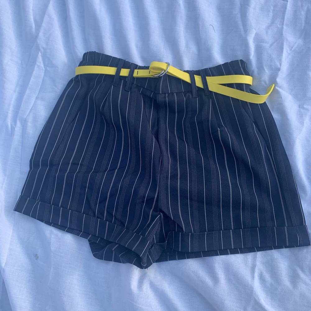 NEW Navy Blue High Waisted Shorts